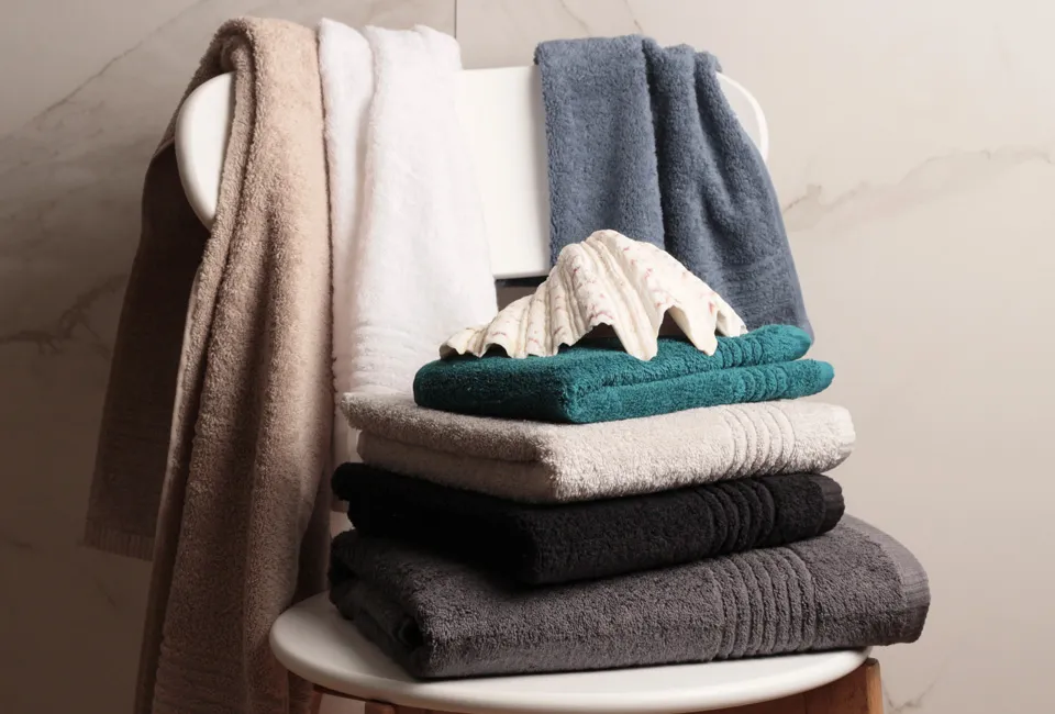 Towels made of 100% high-quality Egyptian cotton