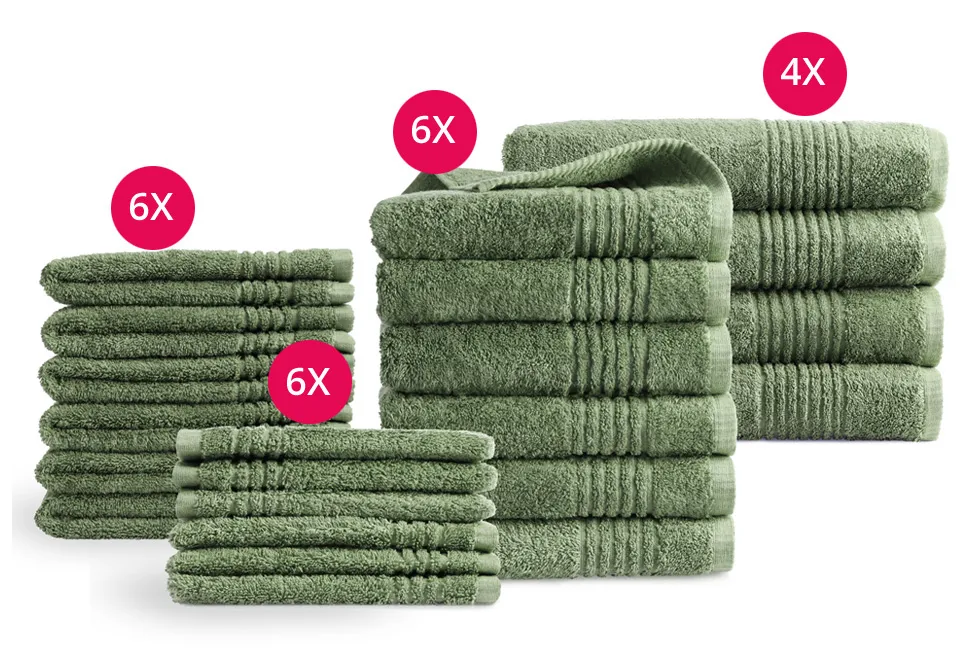Towels made of 100% high-quality Egyptian cotton