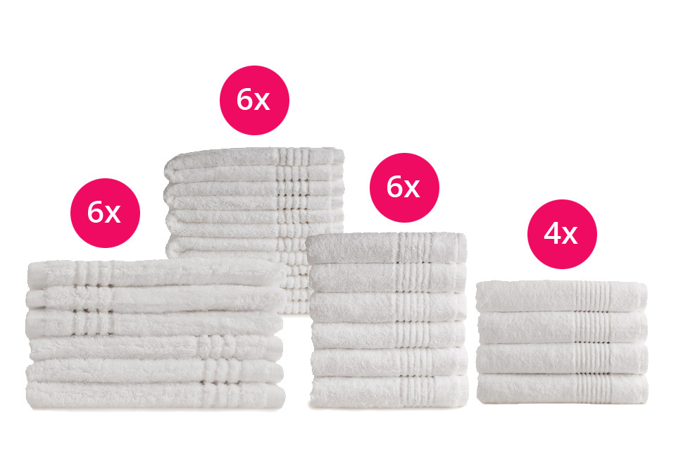 Towels made of 100% high-quality Egyptian cotton