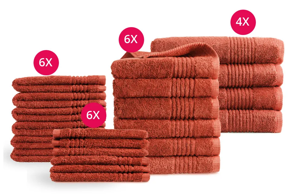 Towels made of 100% high-quality Egyptian cotton