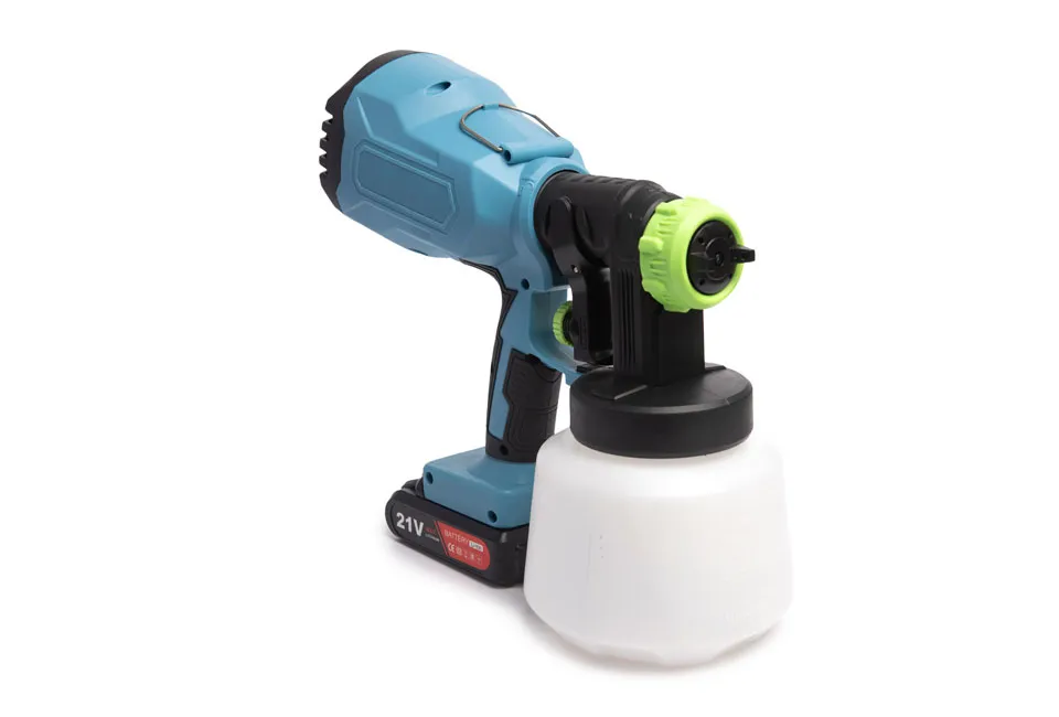 Farbspr&uuml;hger&auml;t mit wiederaufladbarem Akku