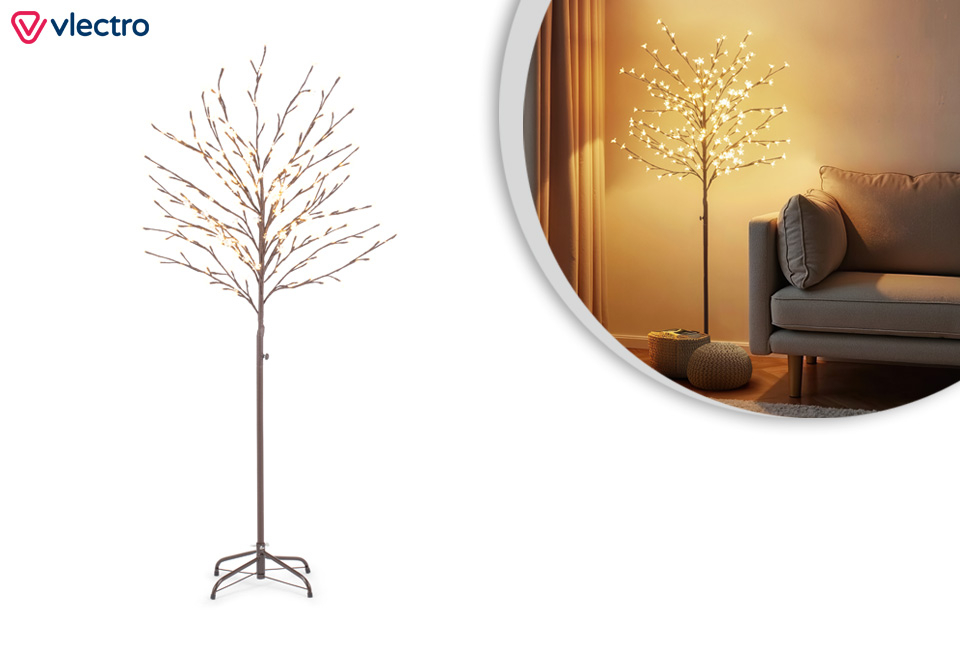 Stimmungsvoller 150cm LED-Kirschblütenbaum
