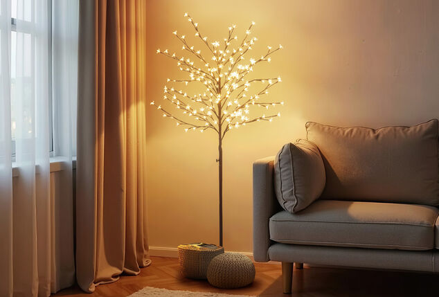 Stimmungsvoller 150cm LED-Kirschblütenbaum