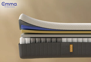 Matelas à ressorts ensachés avec soutien 7 zones