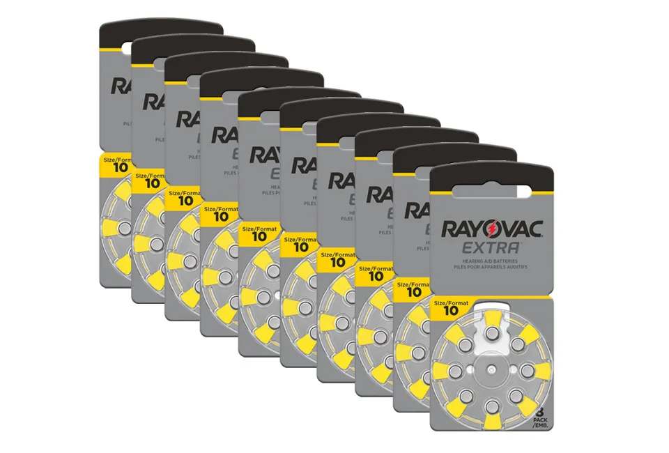 80 batterijen voor gehoorapparaten