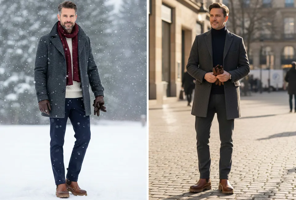 Stylowe sk&oacute;rzane buty