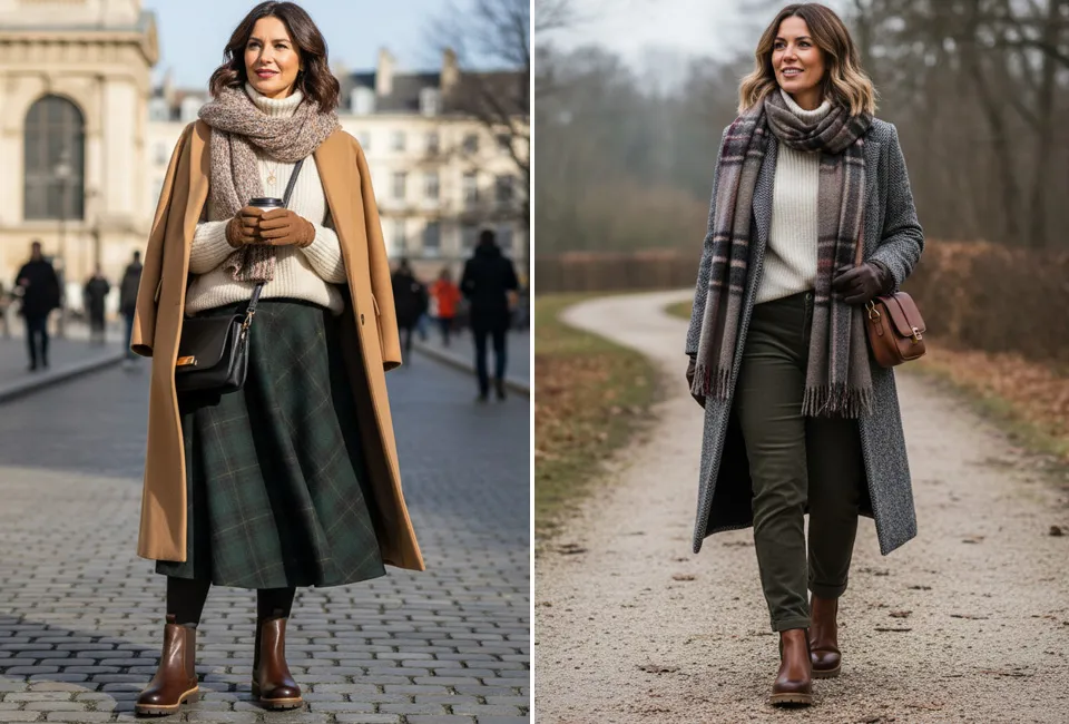 Stylowe sk&oacute;rzane buty