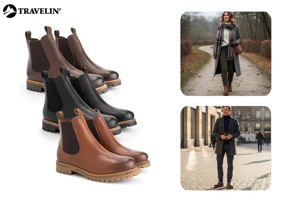 Stylowe sk&oacute;rzane buty