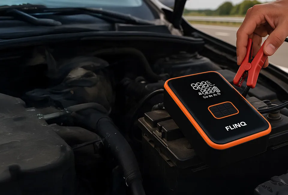 D&eacute;marreur 2-en-1 avec compresseur