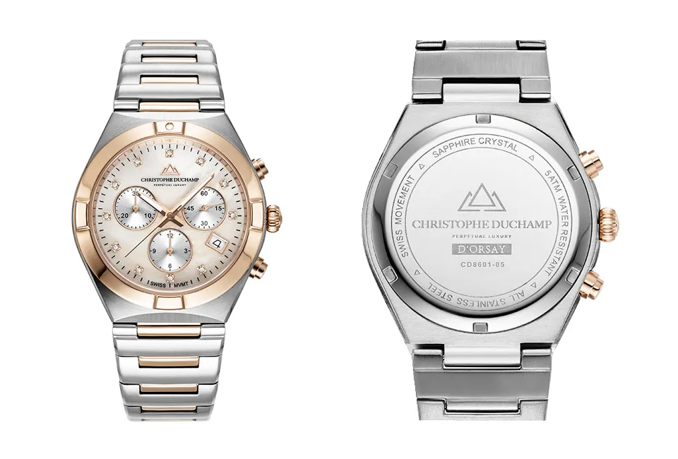 Luxury ladies' watch with Swiss precision