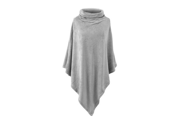 Bequemer Fleece-Poncho für drinnen und draußen