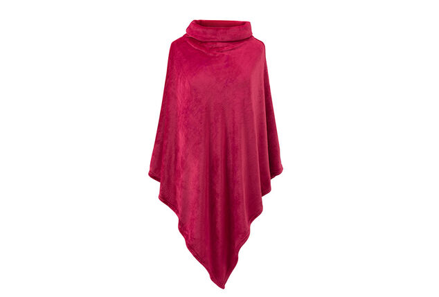 Bequemer Fleece-Poncho für drinnen und draußen