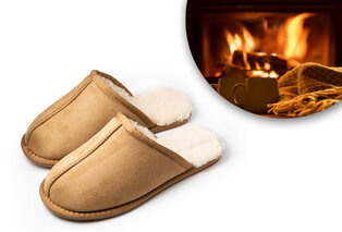 Zachte pantoffels met warme voering — 7