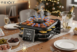 Grill de table sans fumée pour 8 personnes