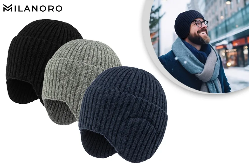 Winterm&uuml;tze mit Geh&ouml;rschutz