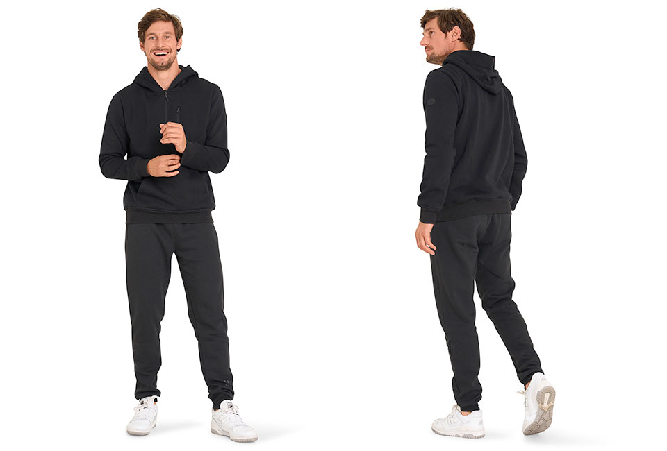 Comfortabel trainingspak voor mannen: broek en hoodie