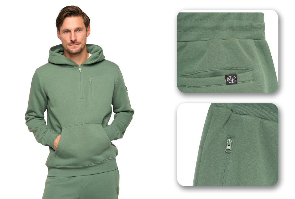 Comfortabel trainingspak voor mannen: broek en hoodie