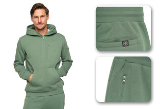 Comfortabel trainingspak voor mannen: broek en hoodie — 10