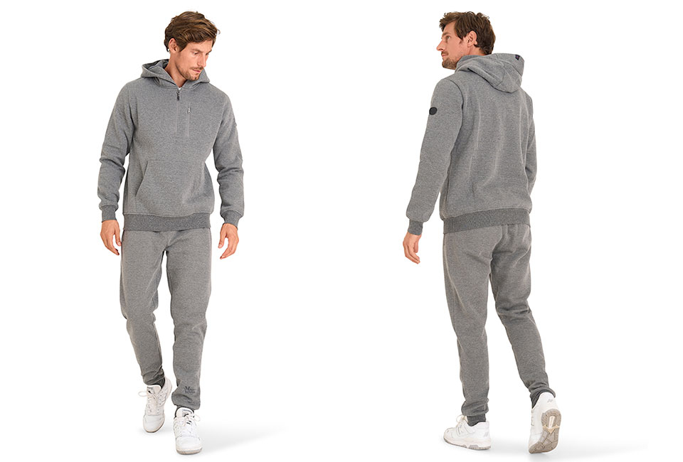 Comfortabel trainingspak voor mannen: broek en hoodie