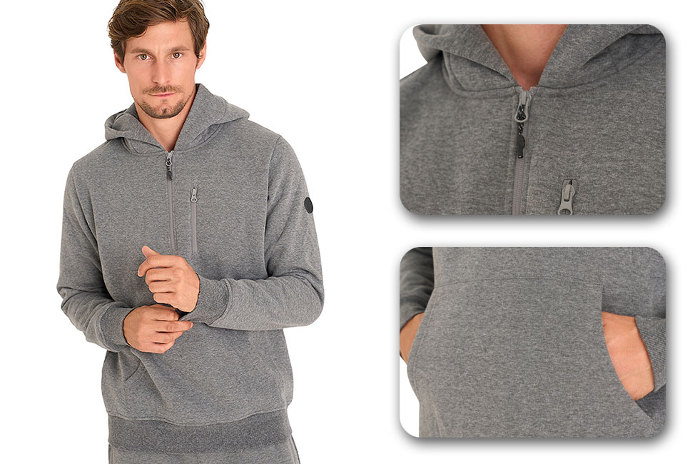 Comfortabel trainingspak voor mannen: broek en hoodie