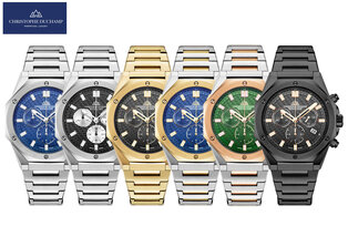 Montre suisse pour homme signée Christophe Duchamp