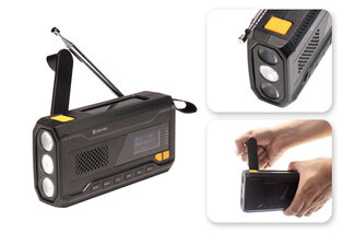 Radio avec batterie solaire rechargeable