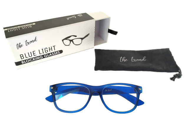 Bescherm je ogen met deze blauwlichtfilter computerleesbril, inclusief gratis opbergzakje