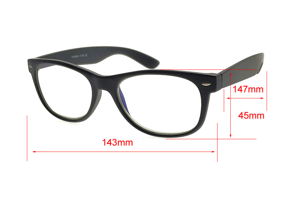Bescherm je ogen met deze blauwlichtfilter computerleesbril, inclusief gratis opbergzakje