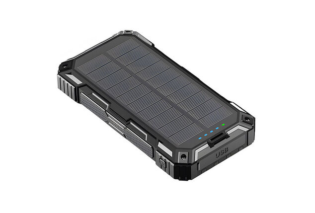 Powerbank avanzado todo en uno con panel solar OOQE MultiCharge 4