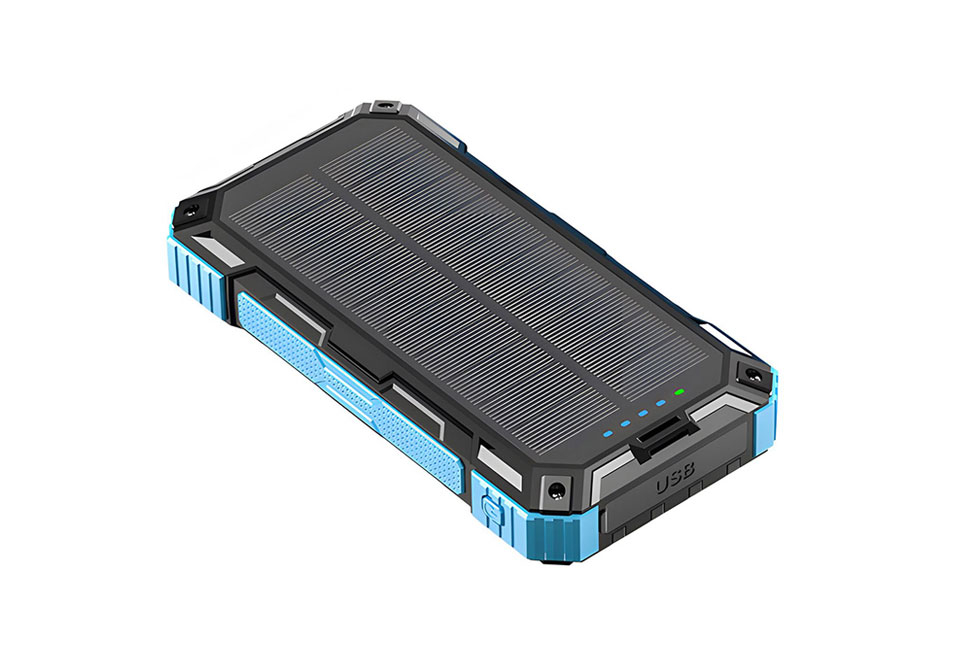 Powerbank avanzado todo en uno con panel solar OOQE MultiCharge 4