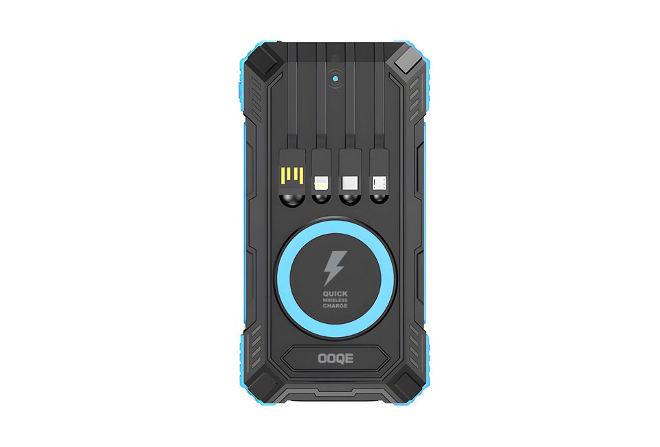 Powerbank avanzado todo en uno con panel solar OOQE MultiCharge 4