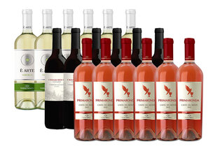 Coffret festif comprenant 6 bouteilles de vin