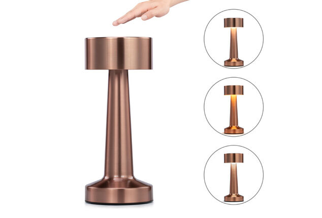 Candeeiro de mesa elegante para interior com 3 modos de iluminação