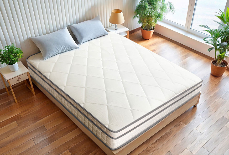 Pocketveermatras met 7 comfortzones en traagschuim