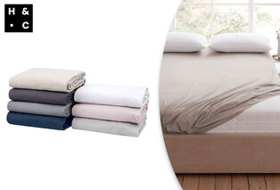 Drap-housse en coton : 1 + 1 gratuit