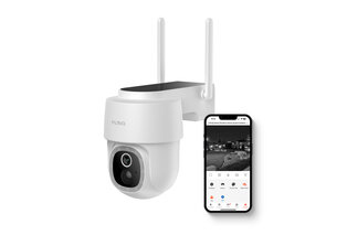 Caméra de surveillance extérieure à énergie solaire