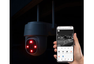 Solar-powered outdoor security camera with night vision — 2