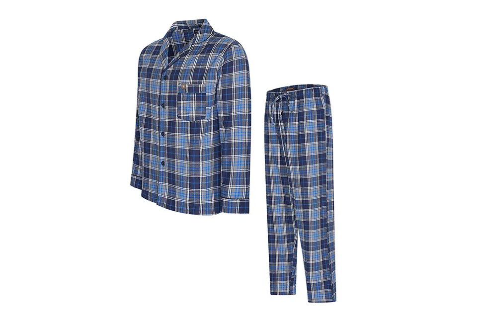 Pyjamas i flanell f&ouml;r herr