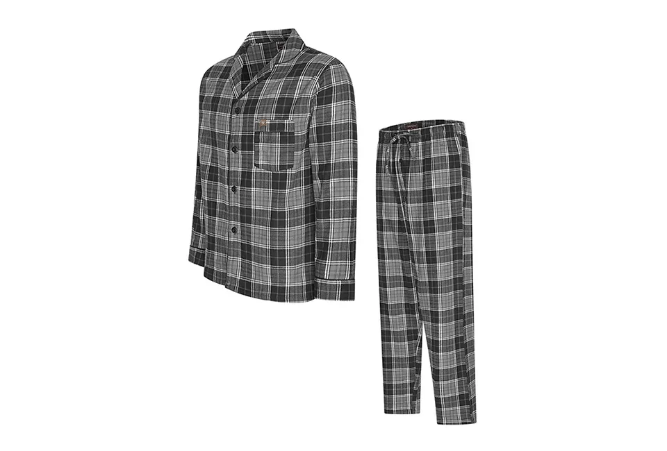 Pyjamas i flanell f&ouml;r herr