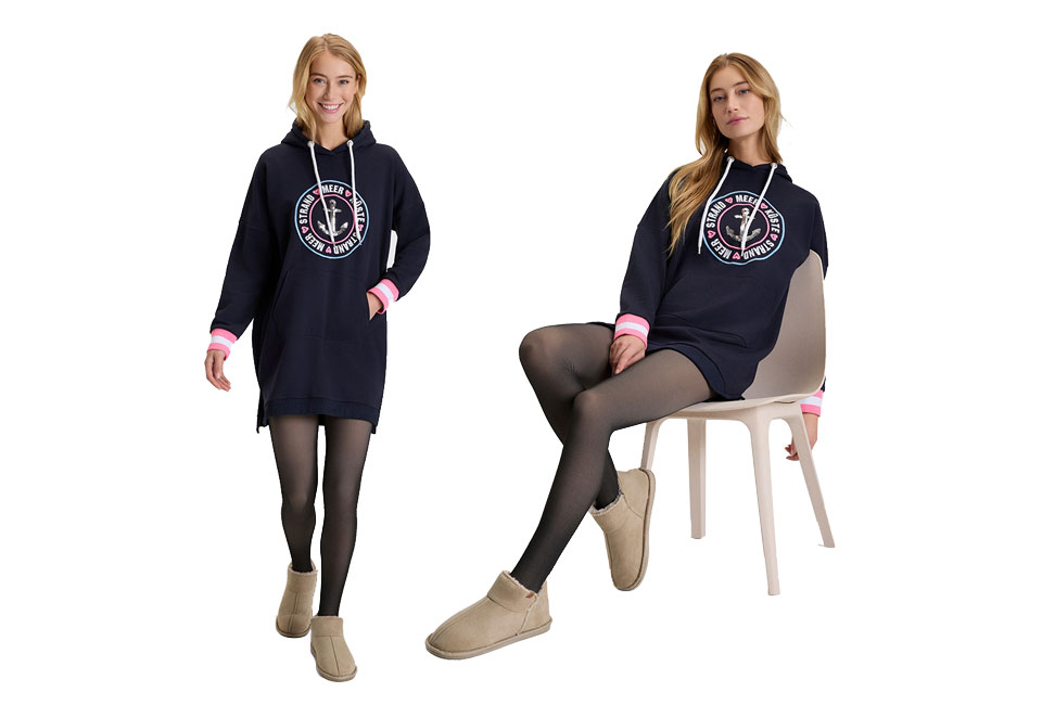 Collant en nylon avec doublure en polaire