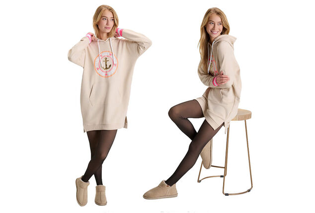 Collant en nylon avec doublure en polaire