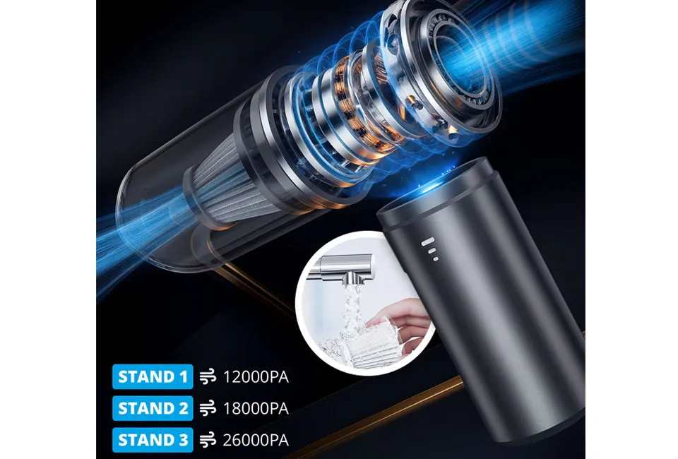 Aspirateur portatif sans fil 3 en 1