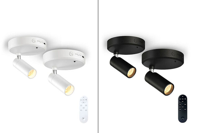 Conjunto de 2 projetores recarregáveis