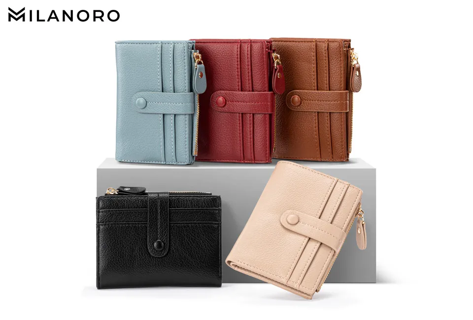 Elegante portafoglio compatto da donna