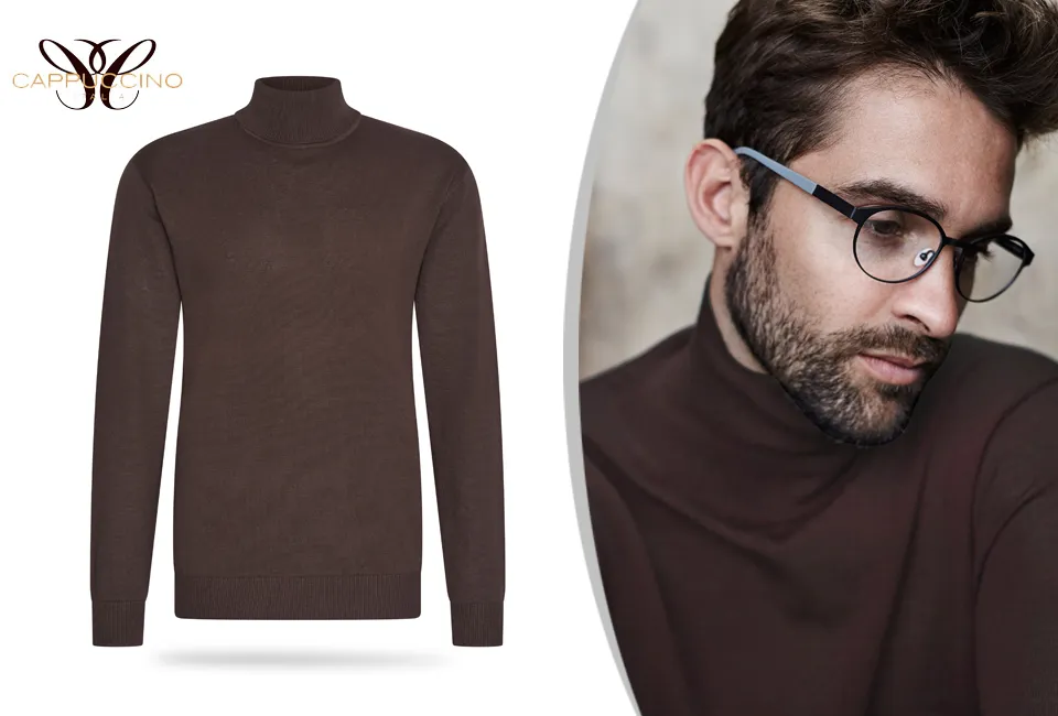 Jumper with turtleneck