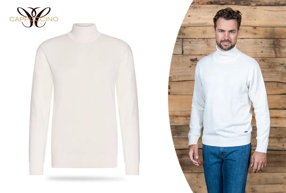 Jumper with turtleneck