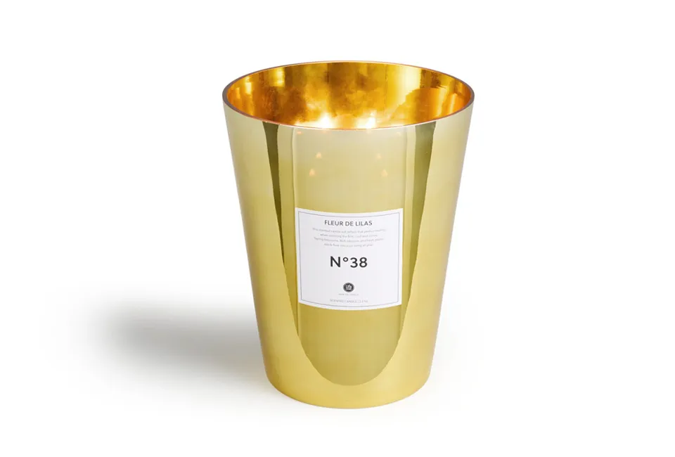Luxury XL scented candles with 4 wicks