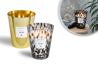 Bougies parfumées XL de luxe avec 4 mèches