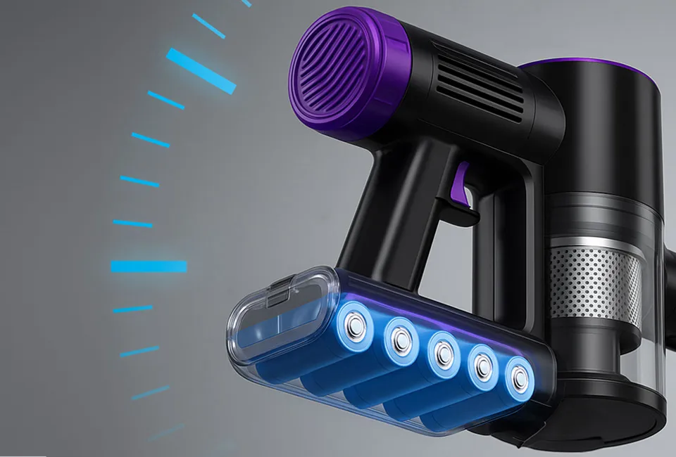 Aspirador vertical 3 em 1 potente com função de mopa