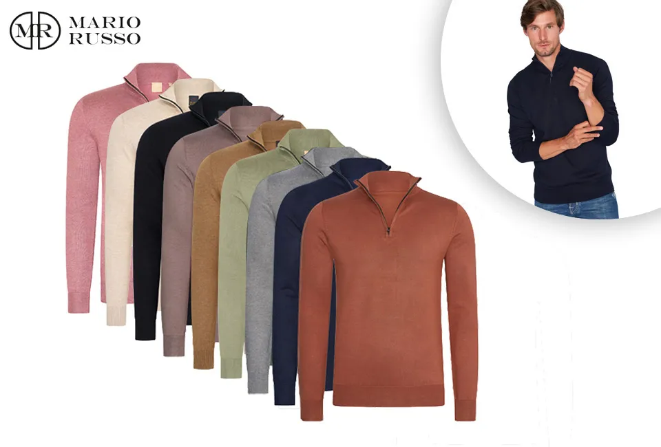 Pull &agrave; tirette courte de la marque Mario Russo